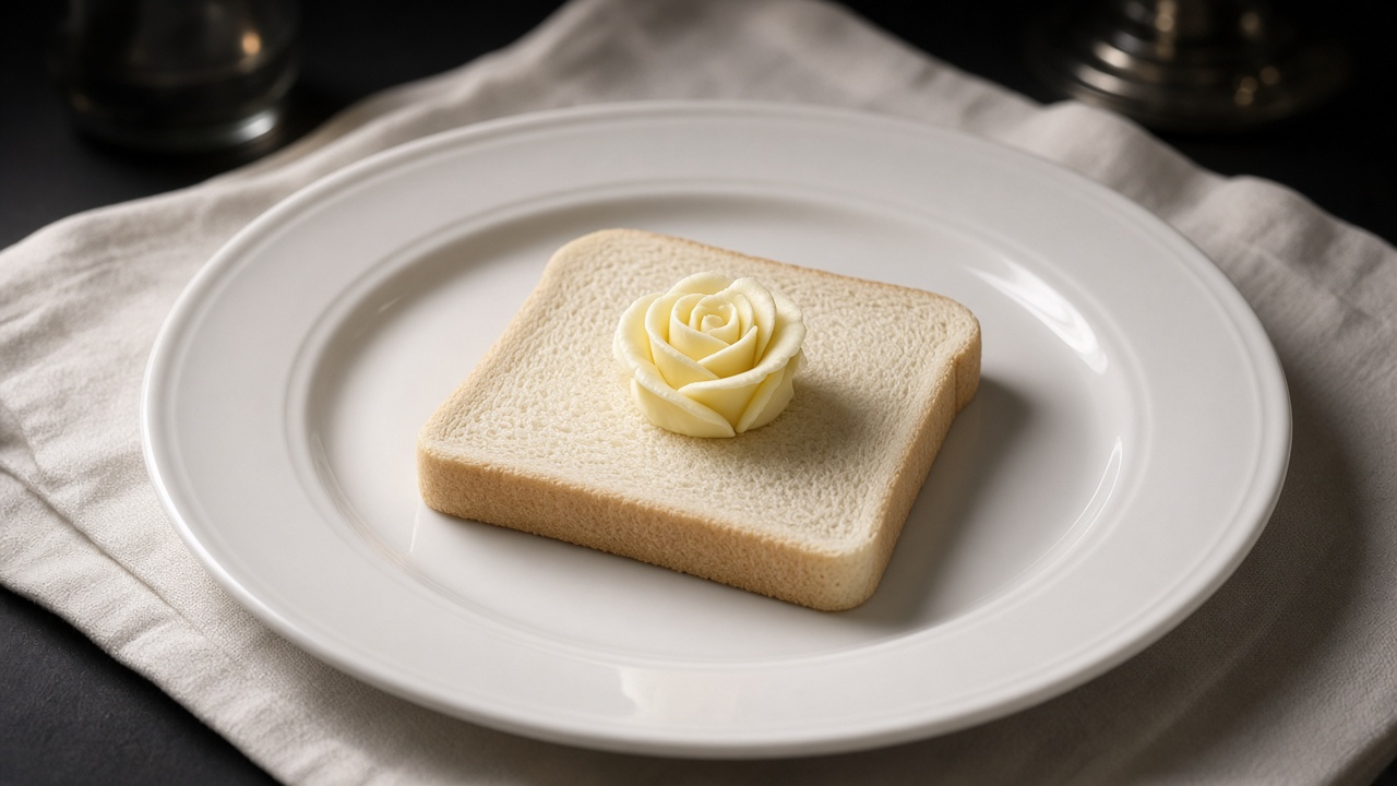 White Bread with Margarine Rose