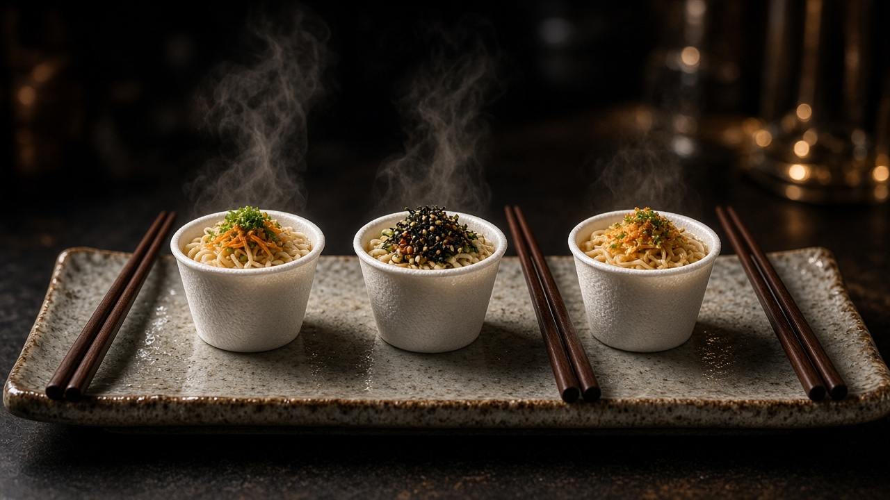 Cup Noodles Tasting Flight
