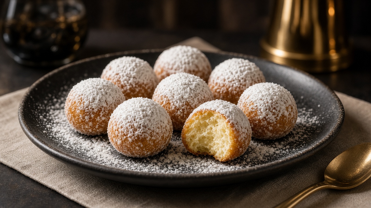 Powdered Doughnut Holes