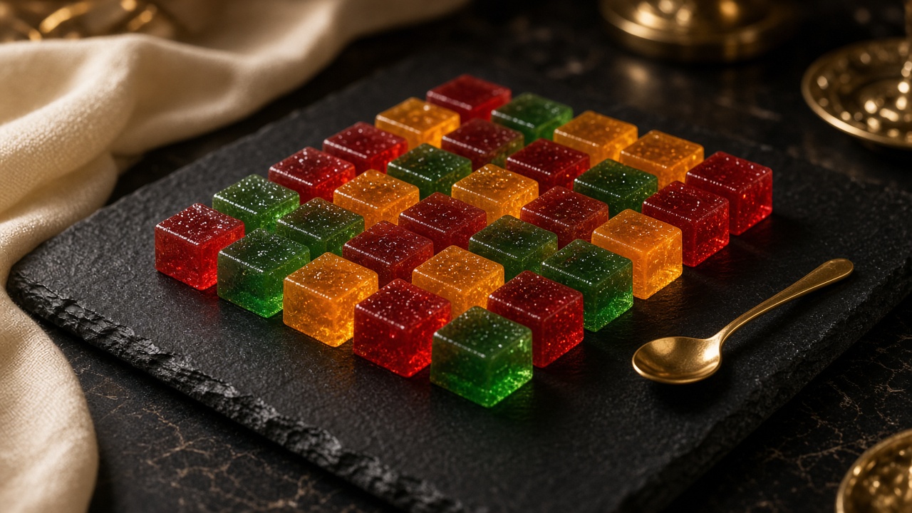 Jell-O Cube Mosaic