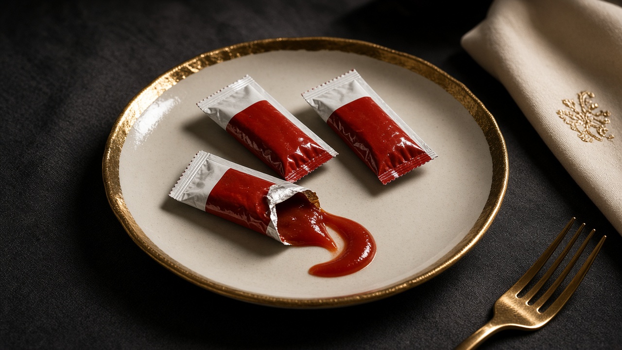 Ketchup Packet Flight