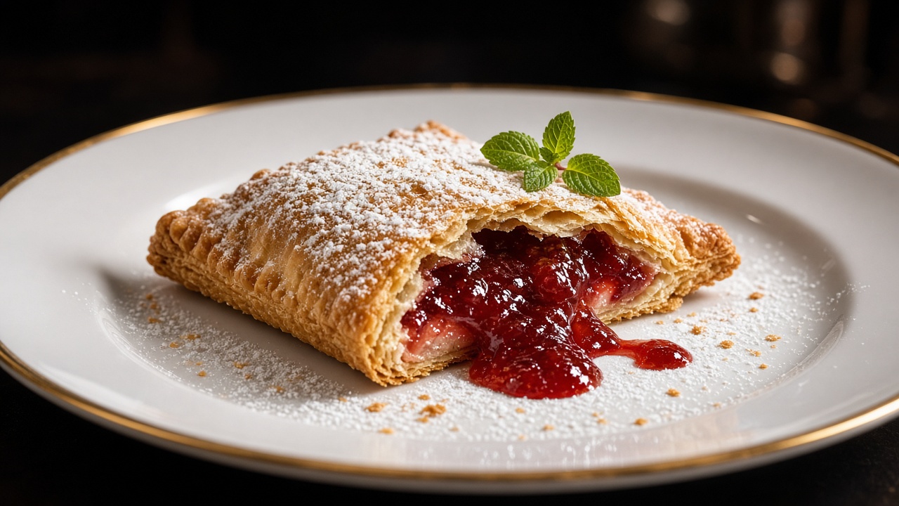 Frosted Pastry of Ambiguous Fruit